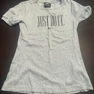 Nike grey baby tee with